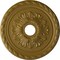 Ekena Millwork Palmetto Ceiling Medallion (Fits Canopies up to 5"), 20 7/8"OD x 3 5/8"ID x 1 5/8"P, Gold CM20PMGLS - alternate 1